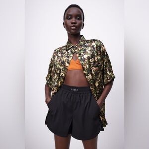 Zara Flowy Printed Shirt